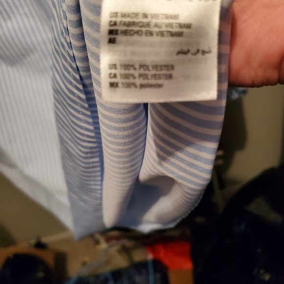 Alfani Plus Size Striped Convertible Top - Picture 4 of 4